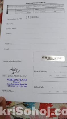 Urgent sell, 282L Walton Refrigerator